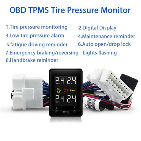 Digitale Bandenspanning Monitor Obd Tpms Monitor A Grandado