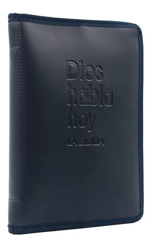 Forro Protector Azul Biblia Dios Habla Hoy Dhh Tapa Dura Mercadolibre