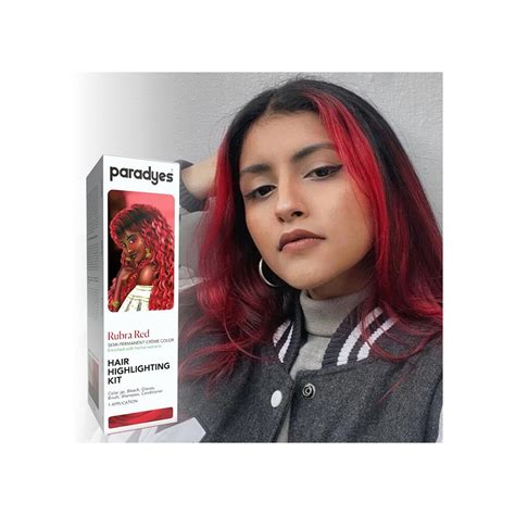 Paradyes Highlighting Hair Colour Kit Rubra Red Price Buy Online At