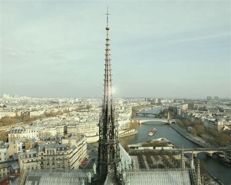 Vincent Callebaut Proposes To Unite Notre Dames Nave Roof And Spire