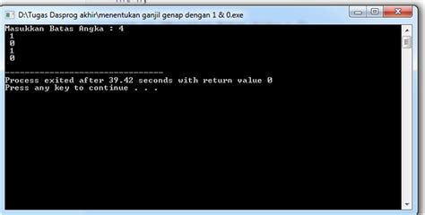 Program Menentukan Angka Ganjil Genap dengan (1 dan 0) | by Muhammad ...