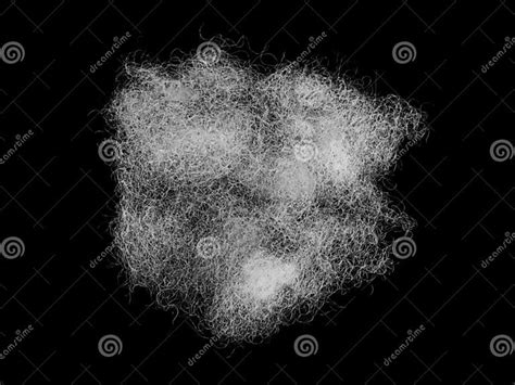 Artificial Fiber For Filling Pillows And Blankets Holofiber Stock
