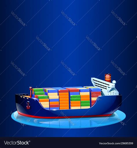 Tanker Royalty Free Vector Image Vectorstock