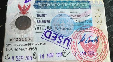 Thailand Visum Alle Optionen F R Touristen Places De