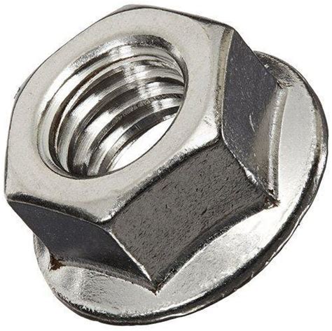 Hexagonal Broaching Mild Steel Flange Nut At Rs 024piece In Ludhiana Id 23183025955