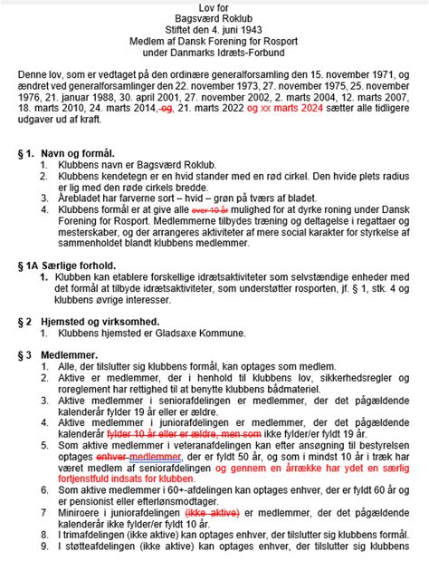 Indkaldelse til ekstraordinær generalforsamling d 18 3 24 kl 19