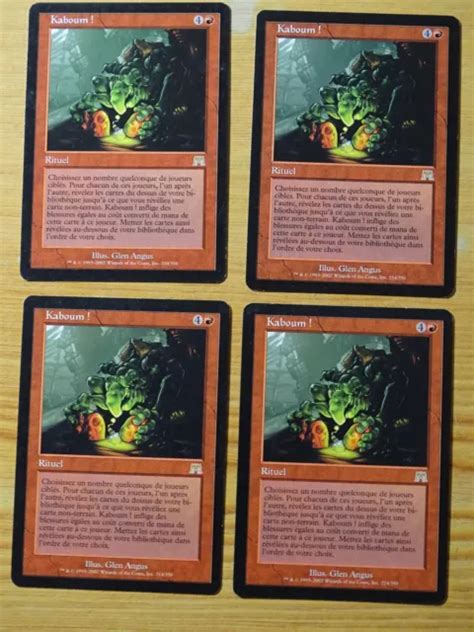 Carte Magic Kaboum Kaboom X Carnage Rare Nm Eur