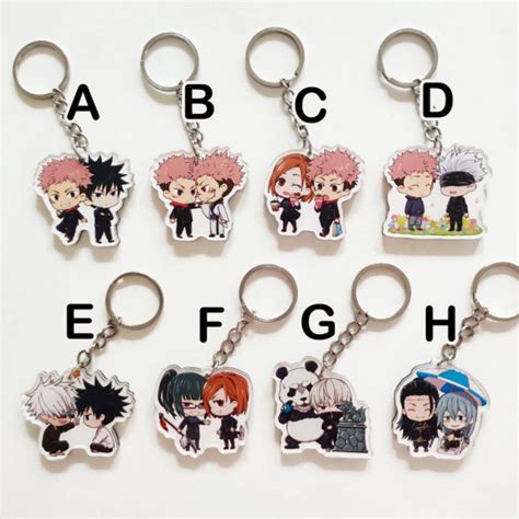 Jual Keychain Anime Jujutsu Kaisen 4 Sorcery Fight Gantungan Kunci