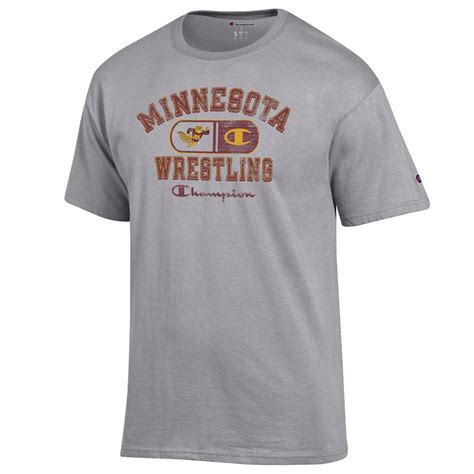 Minnesota Golden Gophers Champion Wrestling T-Shirt - Shop Now! - Blue ...