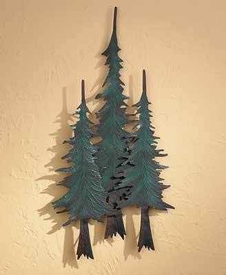 20 Pine Tree Metal Wall Art Wall Art Ideas