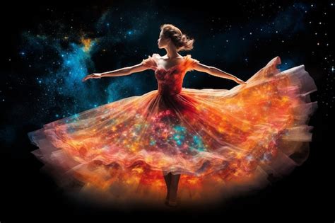 Premium Photo Celestial Ballet Galaxy Space Photo