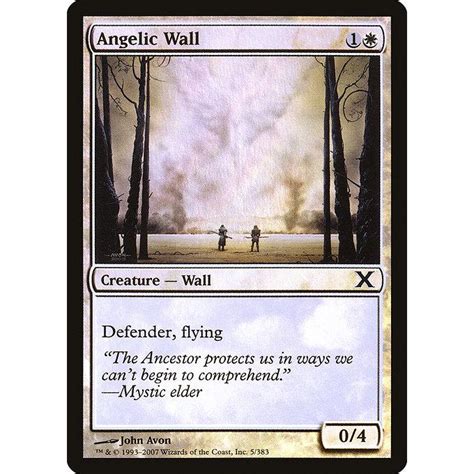 Mtg 白英語版 《天使の壁angelic Wall》★foil★ 第x版 10ed 10edenf005ツクモヤ ヤフー店 通販