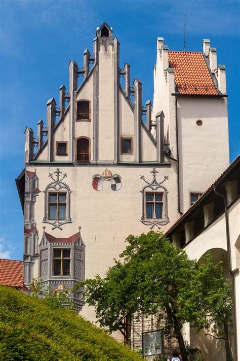 Hohes Schloss, Castle in the Middle of Fussen, Bavarian Alps Stock ...