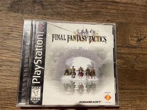 Final Fantasy Tactics Original Release Black Playstation Ps