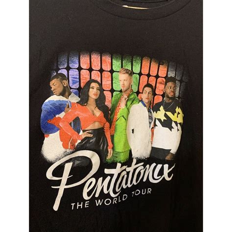 Unkwn Pentatonix World Tour Black Sz Xxl Uni Sex Black T Shirt Grailed