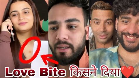 Kirti Mehra Love Bite Elvish Yadav Angry On Fans Elvish Kirti