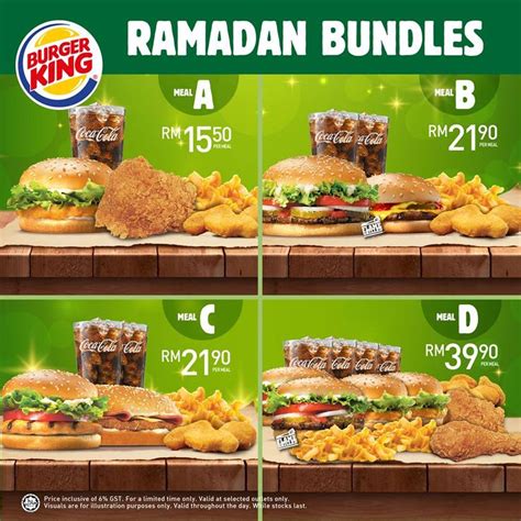 Burger King Ramadan Bundles Promotion In Malaysia Burger King Drinks