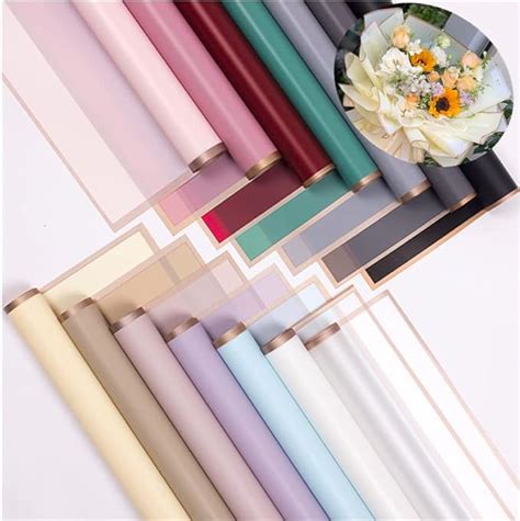 Amazon Joson Sheets Colors Waterproof Gold Edge Flower