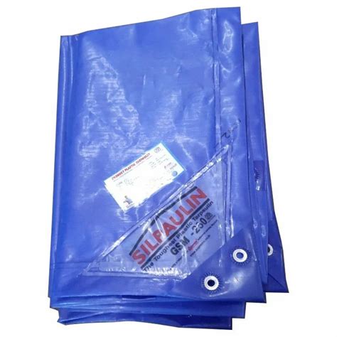 PE Laminated Plastic Blue Silpaulin Tarpaulin Size 3 Feet Width At