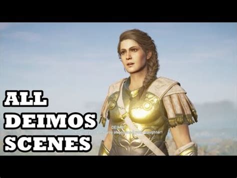 Assassin S Creed Odyssey All Deimos Scenes Kassandra Youtube