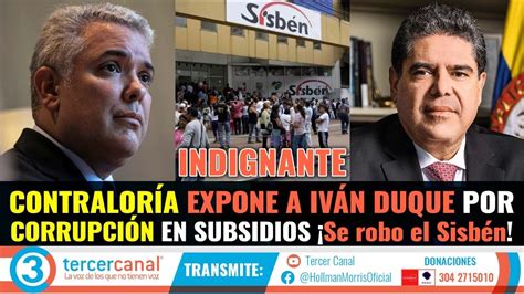 INDIGNANTE CONTRALORÍA EXPONE A IVÁN DUQUE POR CORRUPCIÓN EN SUBSIDIOS