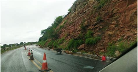 O MURAL DE RIACHO DA CRUZ Riscos Chuva Provoca Deslizamento De