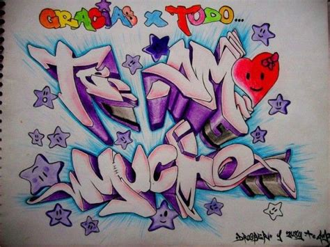 Im Genes De Graffitis Con La Palabra Te Amo 5 Graffitis De Amor Te