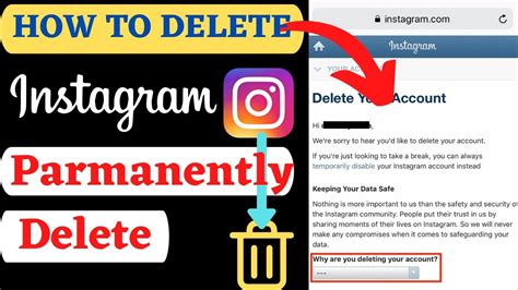 How To Delete Instagram Account Instagram Account Kaise Delete Karte