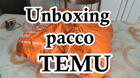 Unboxing Pacco E Commerce Temu Youtube