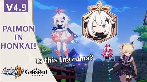 Paimon In Honkai World Honkai Impact X Genshin Beta V Youtube