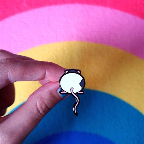 Rats Arse Enamel Pin Hard Enamel Pin Rat Pin Badge Etsy