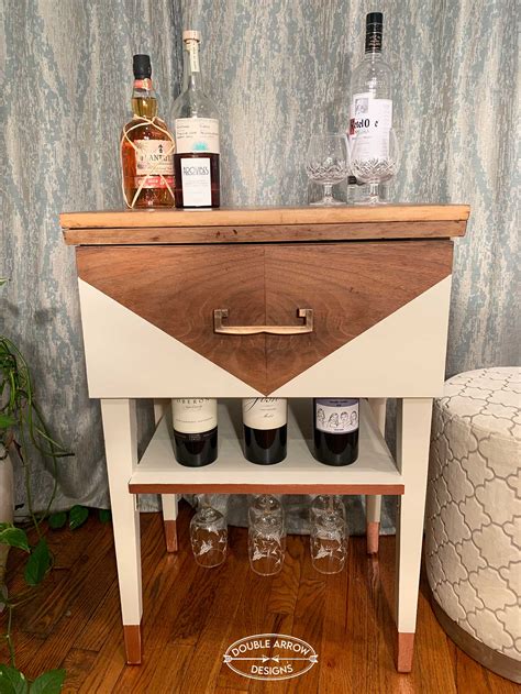 Sewing Machine Cabinet Repurposed Double Arrow Designs