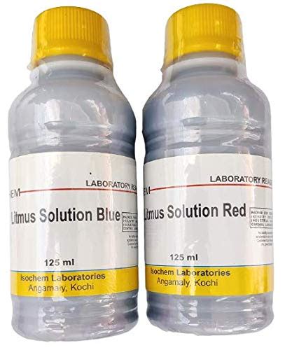 ISOCHEM Litmus Solution Blue And Red 125 ML X 2 Amazon In