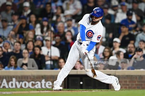 Eric Hosmer Of The Chicago Cubs Bats Against The Seattle Mariners At