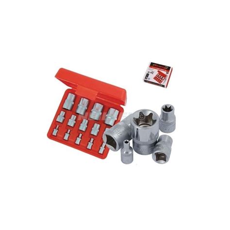 Autotek Juego Dado Torx Hembra 14 Pzas VIKTEC VT13024