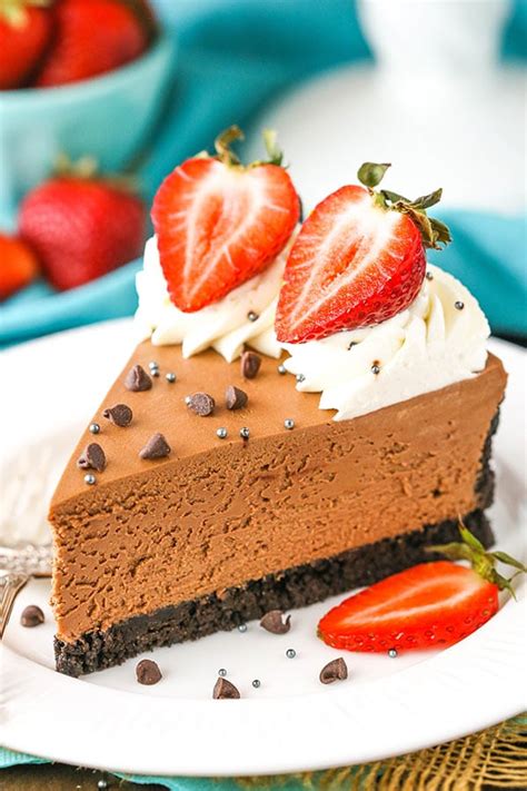 Easy No-Bake Chocolate Cheesecake Recipe | Life, Love and Sugar