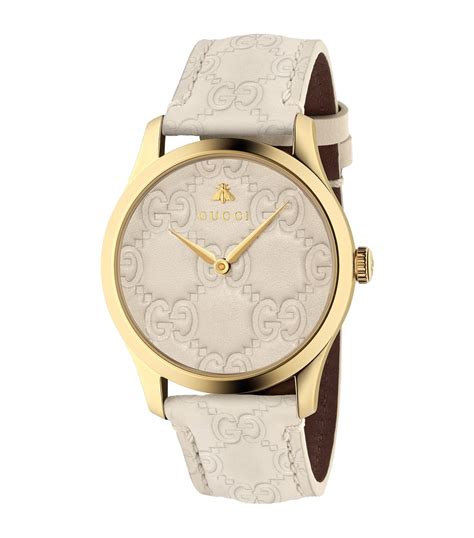 Gucci Yellow Gold PVD G Timeless Watch 38mm Harrods UK