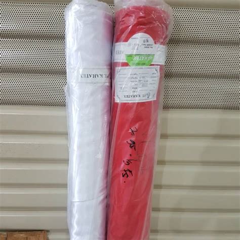 Jual Saten Silk Bendera Merah Putih Satin Kahatex Meteran Shopee