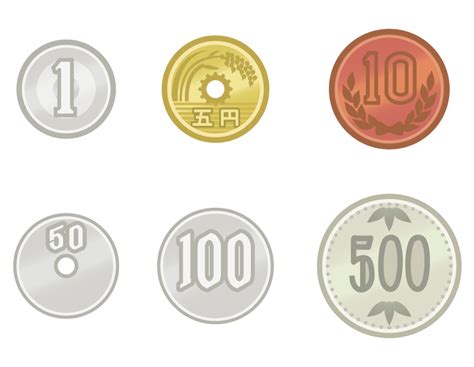 お金・硬貨のイラスト 無料のフリー素材 イラストエイト