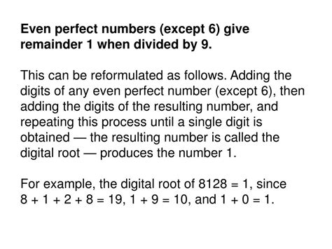 Ppt Perfect Numbers Números Perfectos Powerpoint Presentation Free