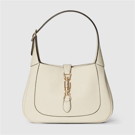 Sac à épaule Gucci Jackie 1961 petite taille en cuir ivoire GUCCI FR