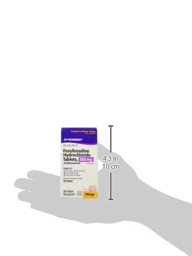 Fexofenadine HCl 180mg 100ct. *Compare to Allegra* - Buy Online in UAE ...