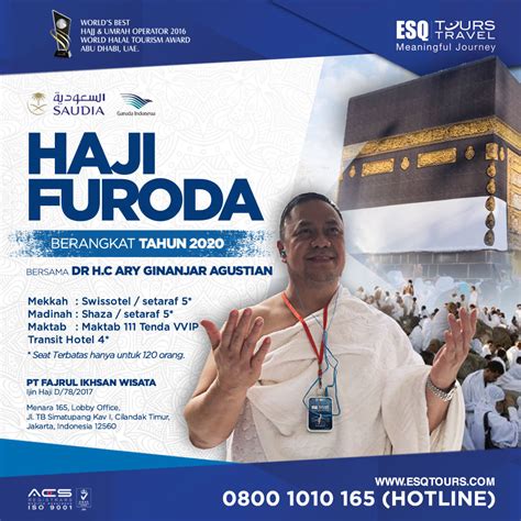 Paket Haji Furoda Esq Tours Travel 2020 ESQ Tours Travel