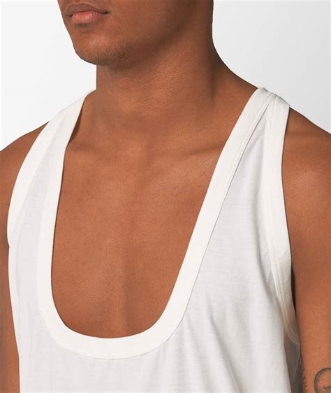 White Rick Owens Fog Tank Top Svd