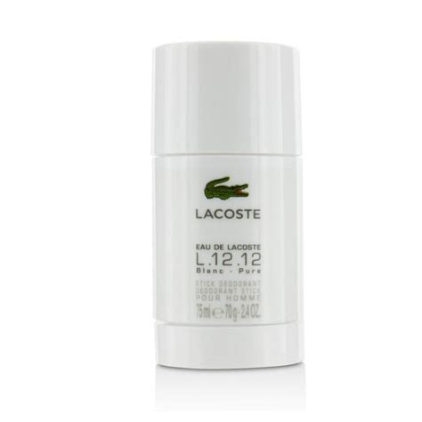 Lacoste Eau de Lacoste L 12 12 Blanc 75 ml déodorant stick pour homme