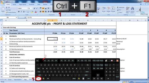 How To Hide And Unhide Ribbon Menu Basics And Shortcuts For Excel