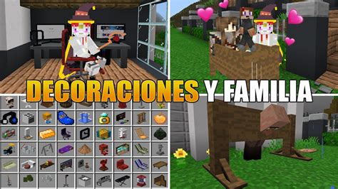 FURNICRAFT Y COMES ALIVE MOD Para MINECRAFT PE 1 17 FURNITURE ADDON