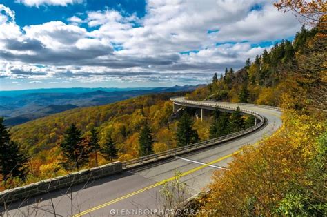 "Autumn at the Linn Cove Viaduct, Milepost 304" by Glennboi Photography