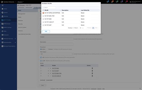 CnMaestro WiFi Controller NACVIEW Documentation