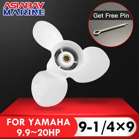 63V 45945 10 Outboard Propeller 9 1 4 9 For Yamaha 9 9 15 20 Hp